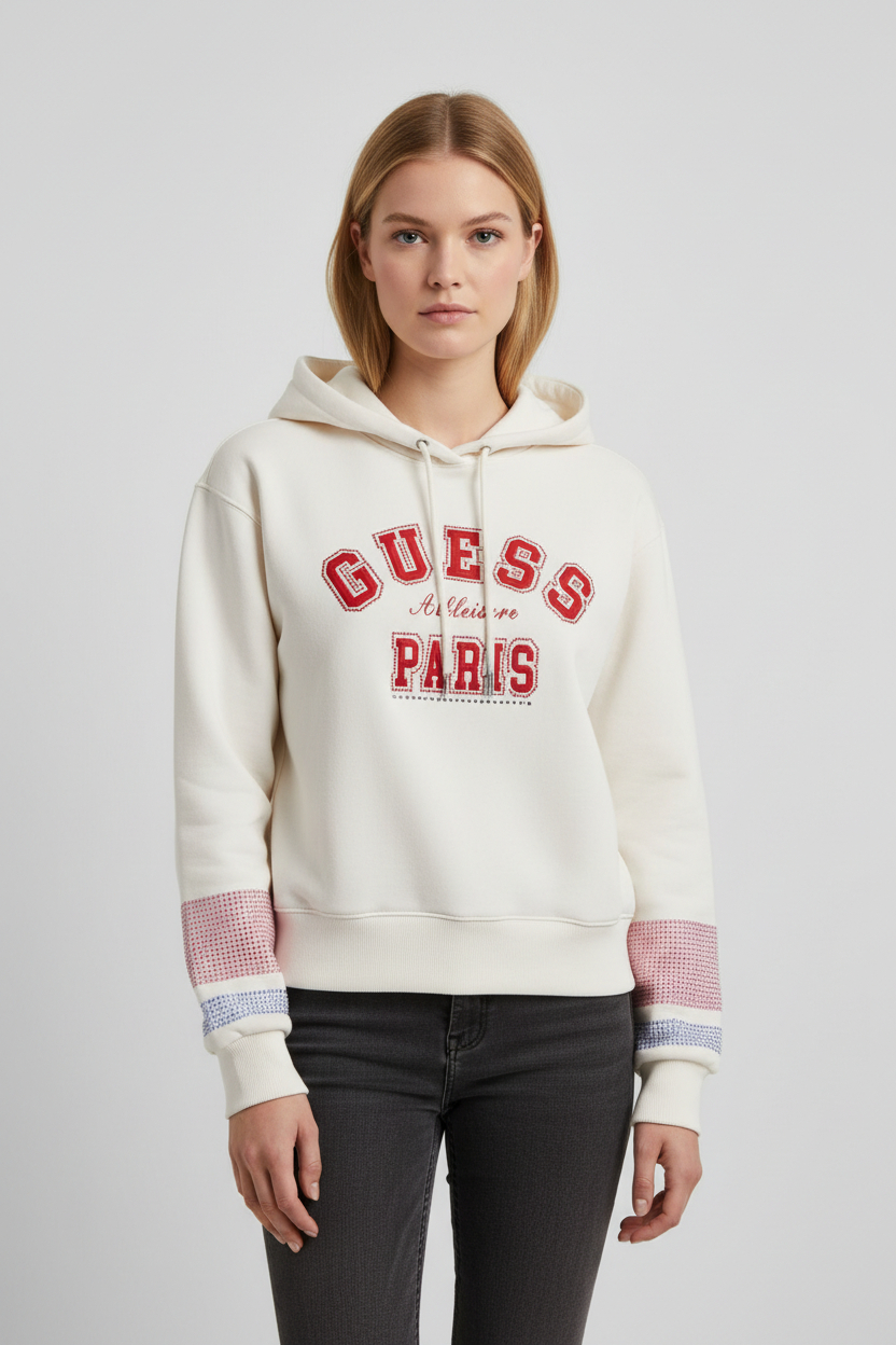 Desportivas BERTHE com Brilhos Branco - Guess  1