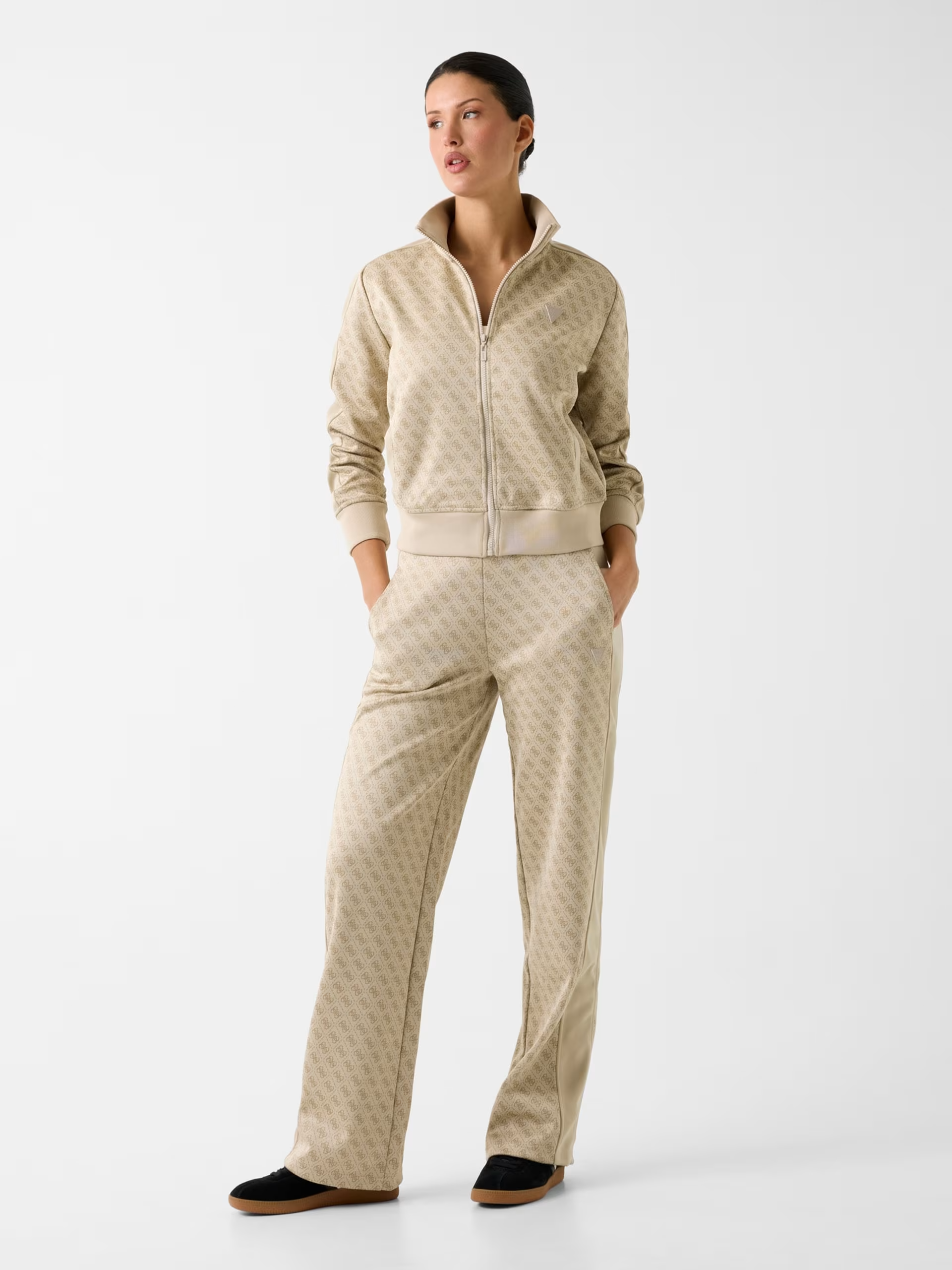 Casaco Desportivo MAYA Logo Bege - Guess 2