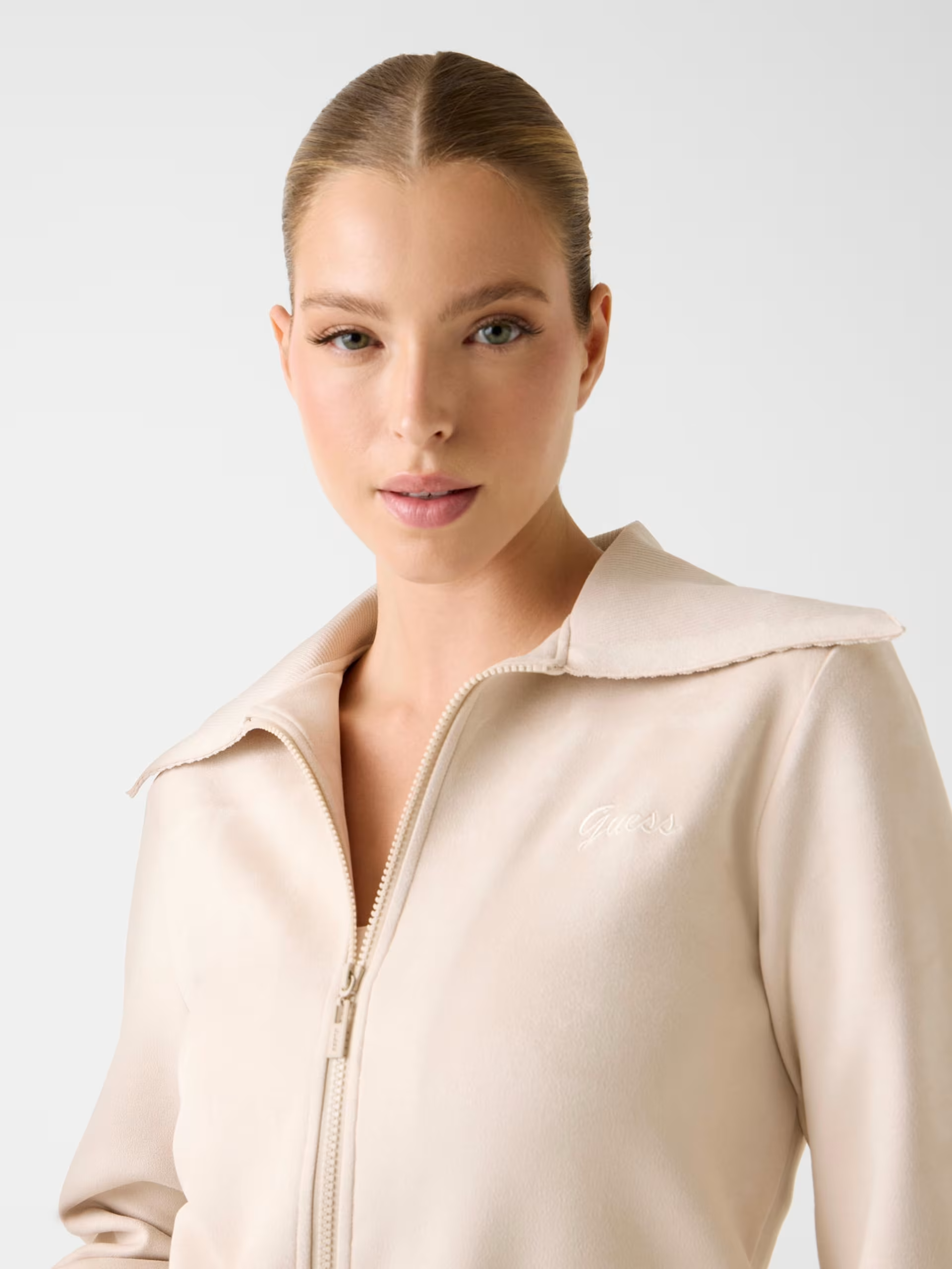 Casaco em Suede LIA Creme - Guess  4