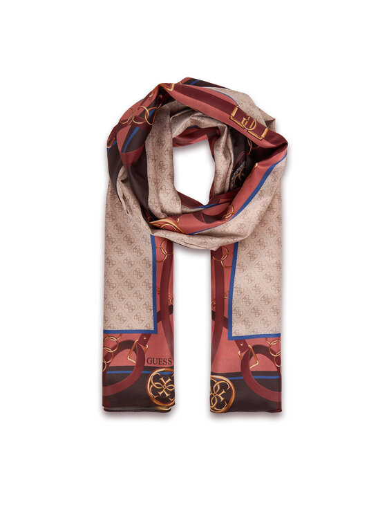 Echarpe Logo e Correias Castanho - Guess  1