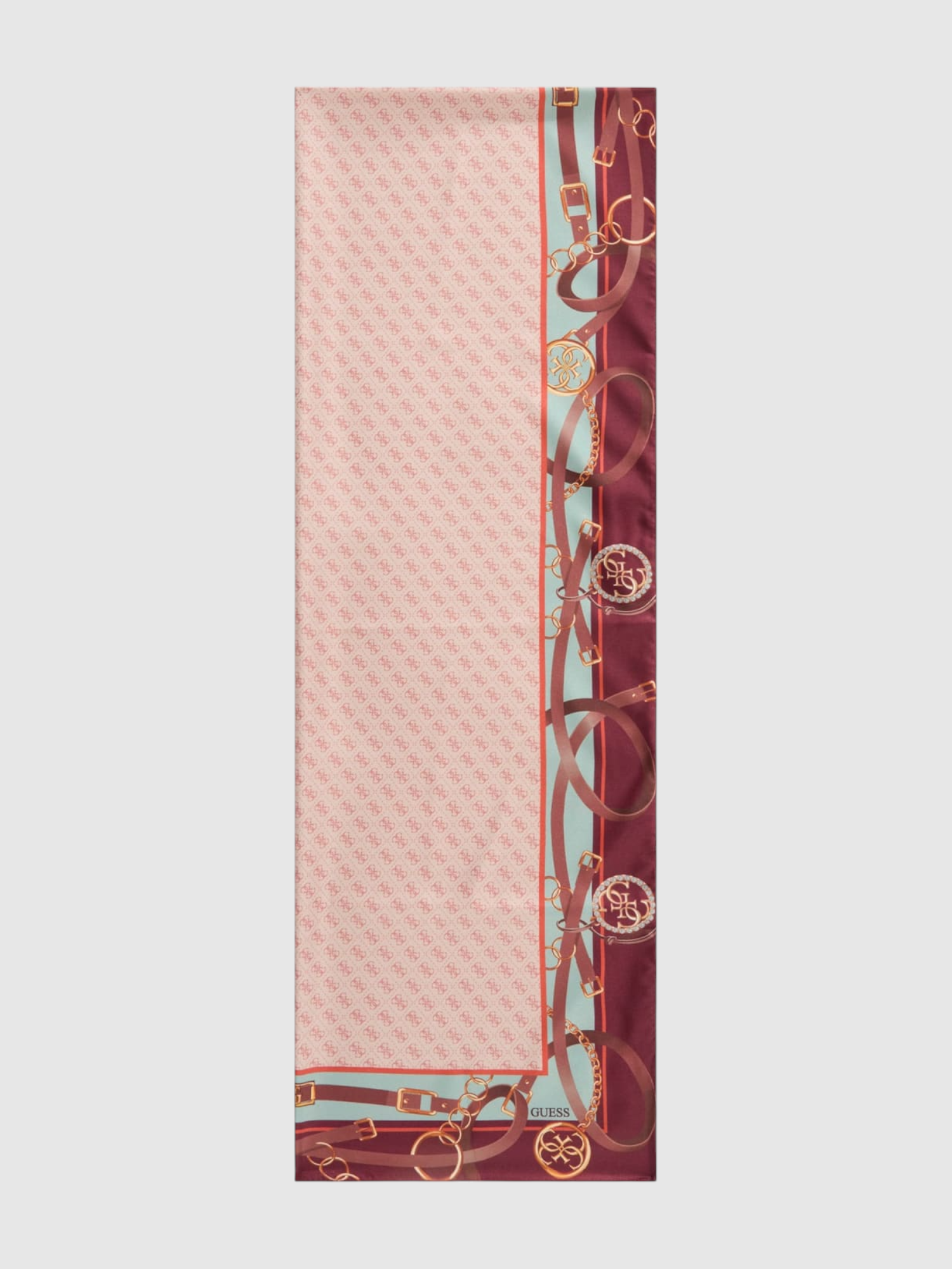 Echarpe Logo e Correias Bordeaux - Guess  1