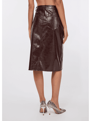 Saia Midi Verniz em Bordeuax - LIU JO 