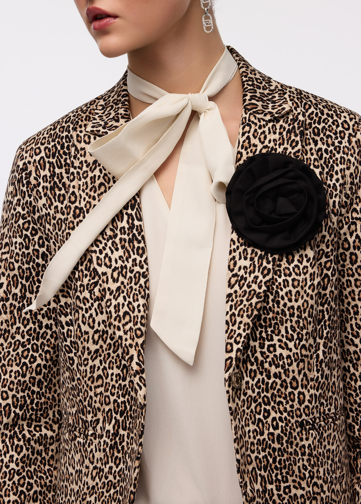 Blazer Bombazine em Animal Print - LIU JO 2