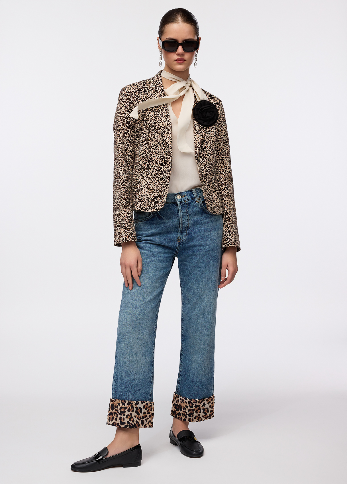 Blazer Bombazine em Animal Print - LIU JO 4