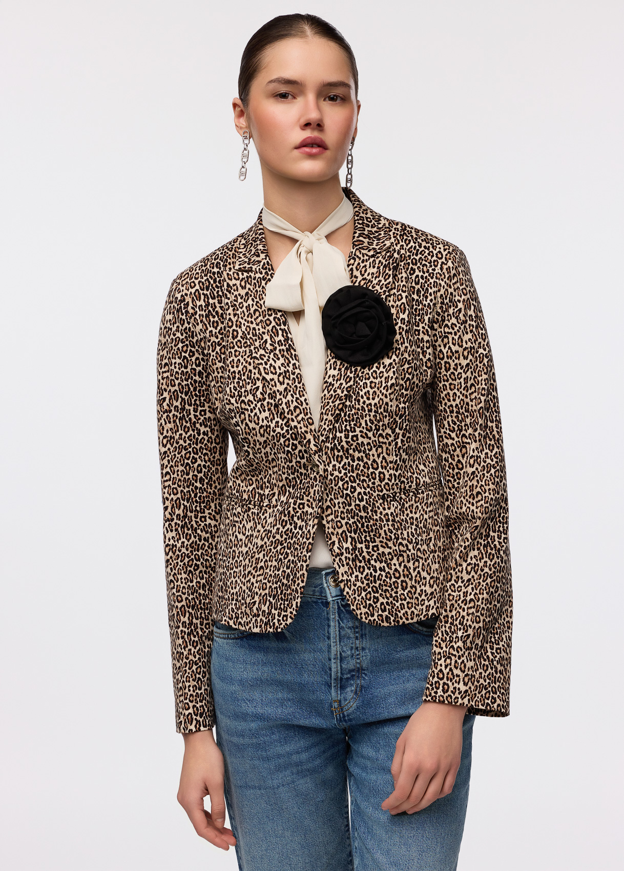 Blazer Bombazine em Animal Print - LIU JO 1