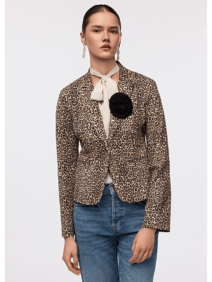 Blazer Bombazine em Animal Print - LIU JO
