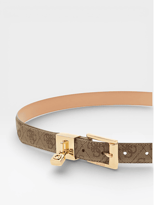 Cinto YESBA Logo Bege - Guess