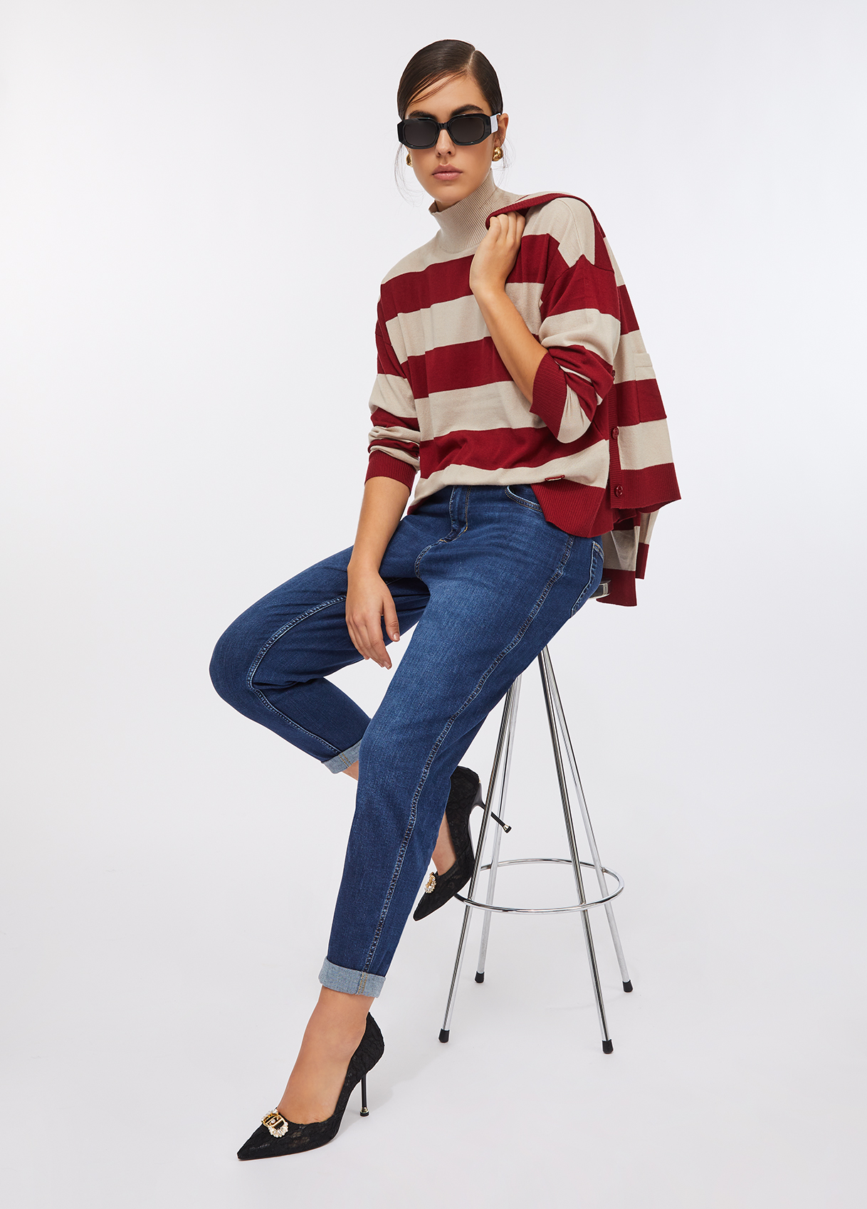 Calças de Ganga Cintura Alta - LIU JO  6