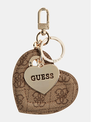 Porta-chaves YESBA Logo Bege - Guess