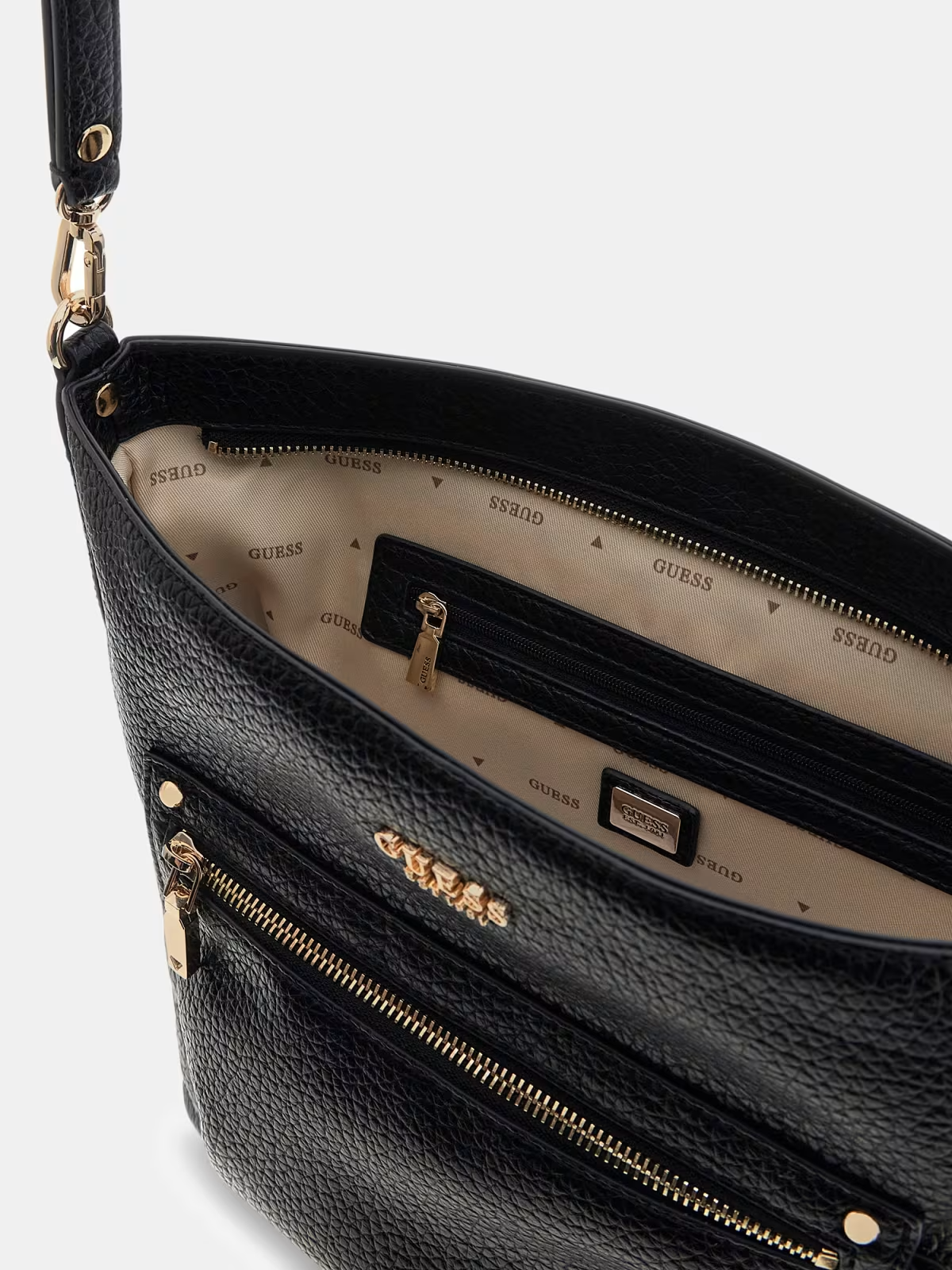 Crossbody Grande MARSHA Preto - Guess  4
