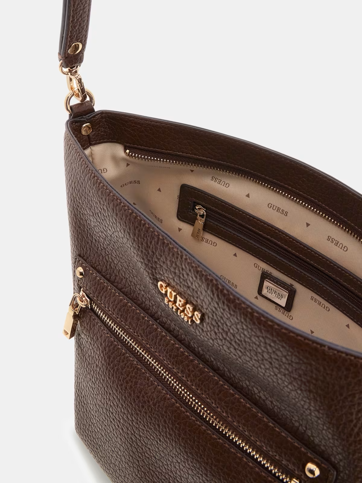 Crossbody Grande MARSHA Castanho - Guess  4