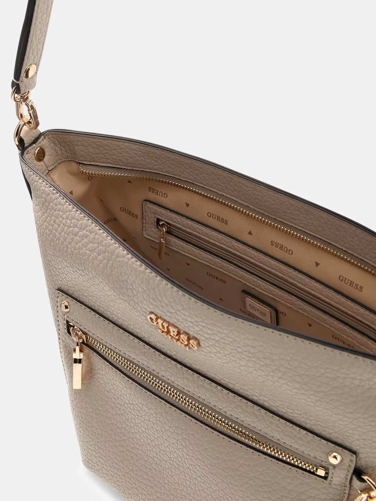 Crossbody Grande MARSHA Taupe - Guess 3