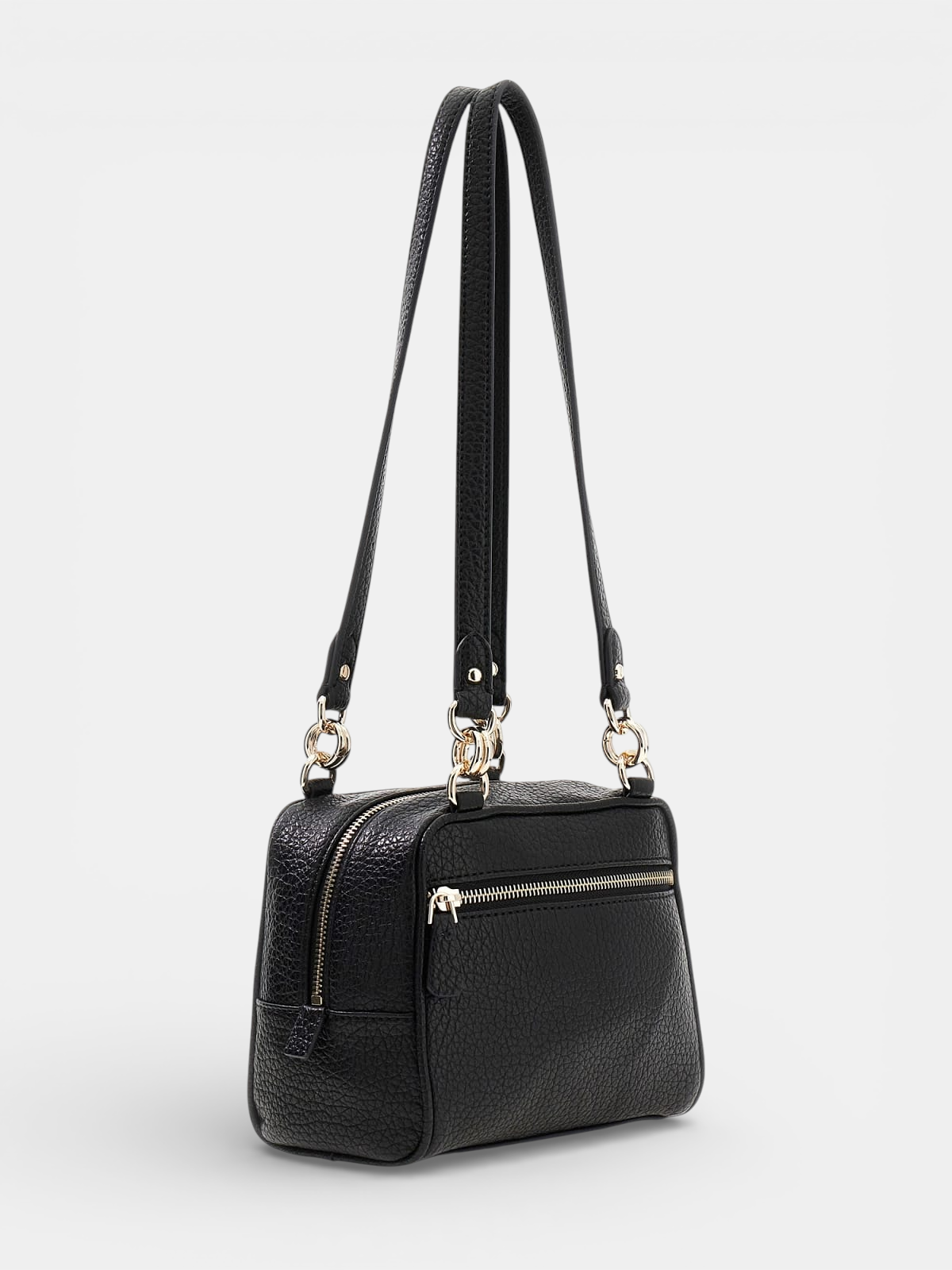 Mala de Ombro Quadrada MARSHA Preto - Guess 2