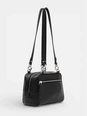 Mala de Ombro Quadrada MARSHA Preto - Guess