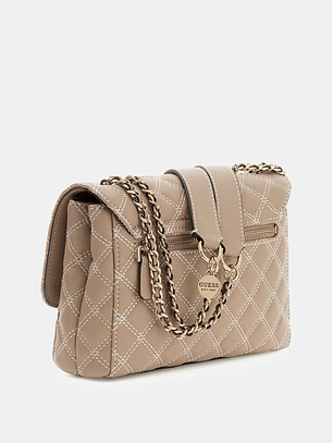 Crossbody Acolchoada GIULLY Bege -  Guess