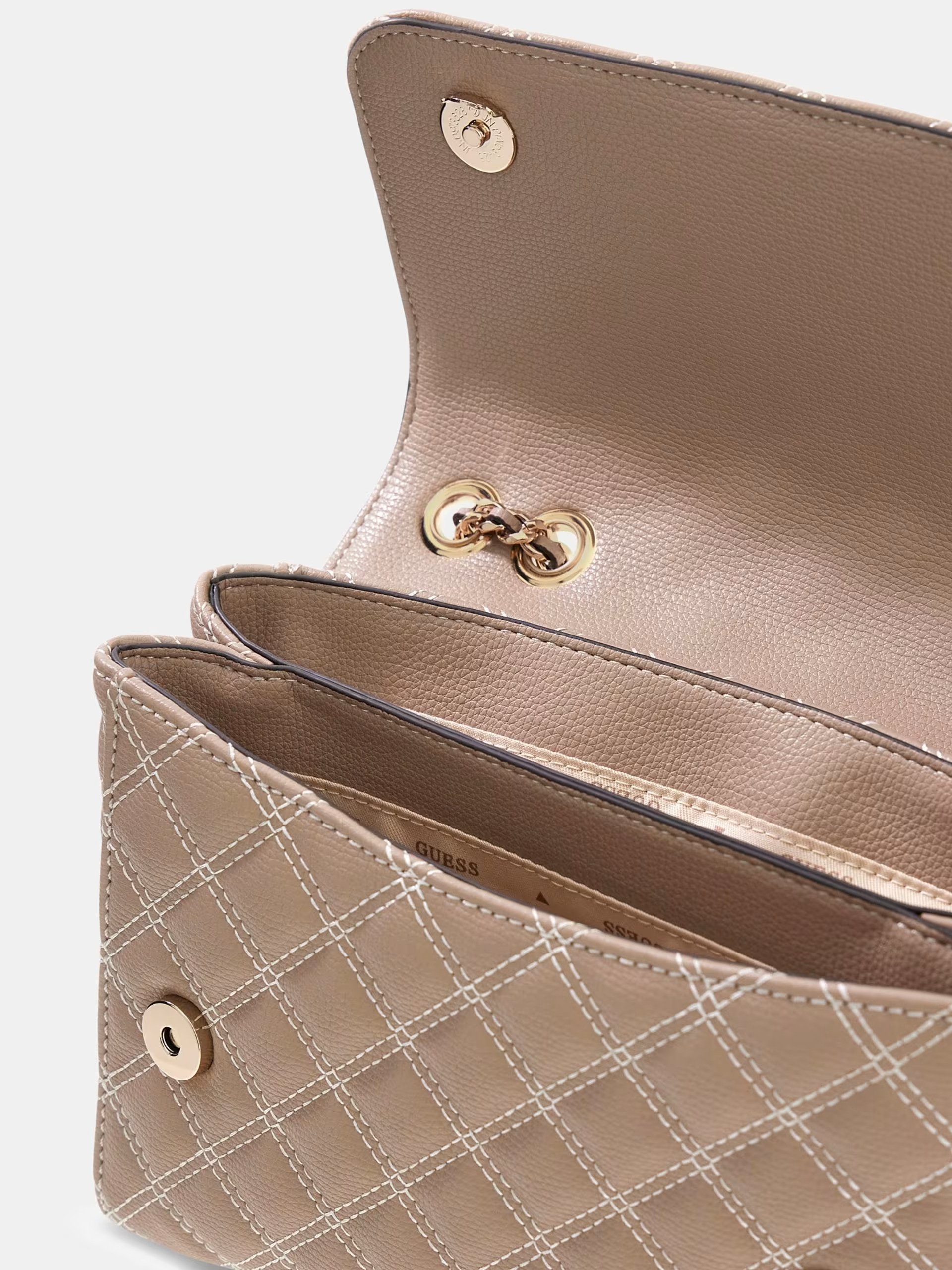 Crossbody Acolchoada GIULLY Bege -  Guess 4