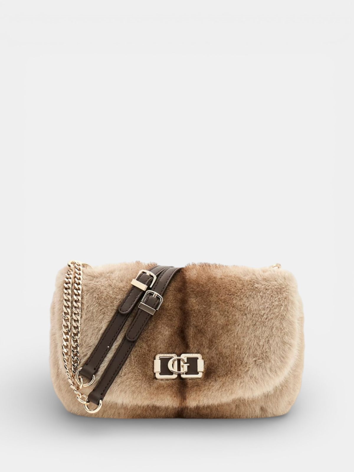 Crossbody em Pelo MAVIS Castanho - Guess 1