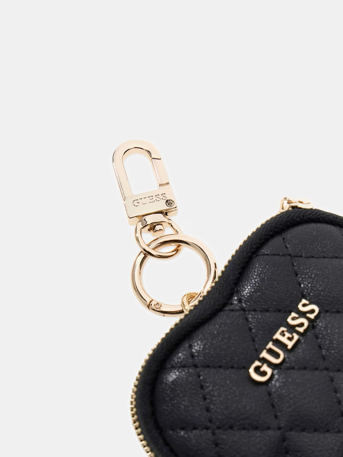 Porta-chaves / Carteira Moedas Coração Preto - Guess  2