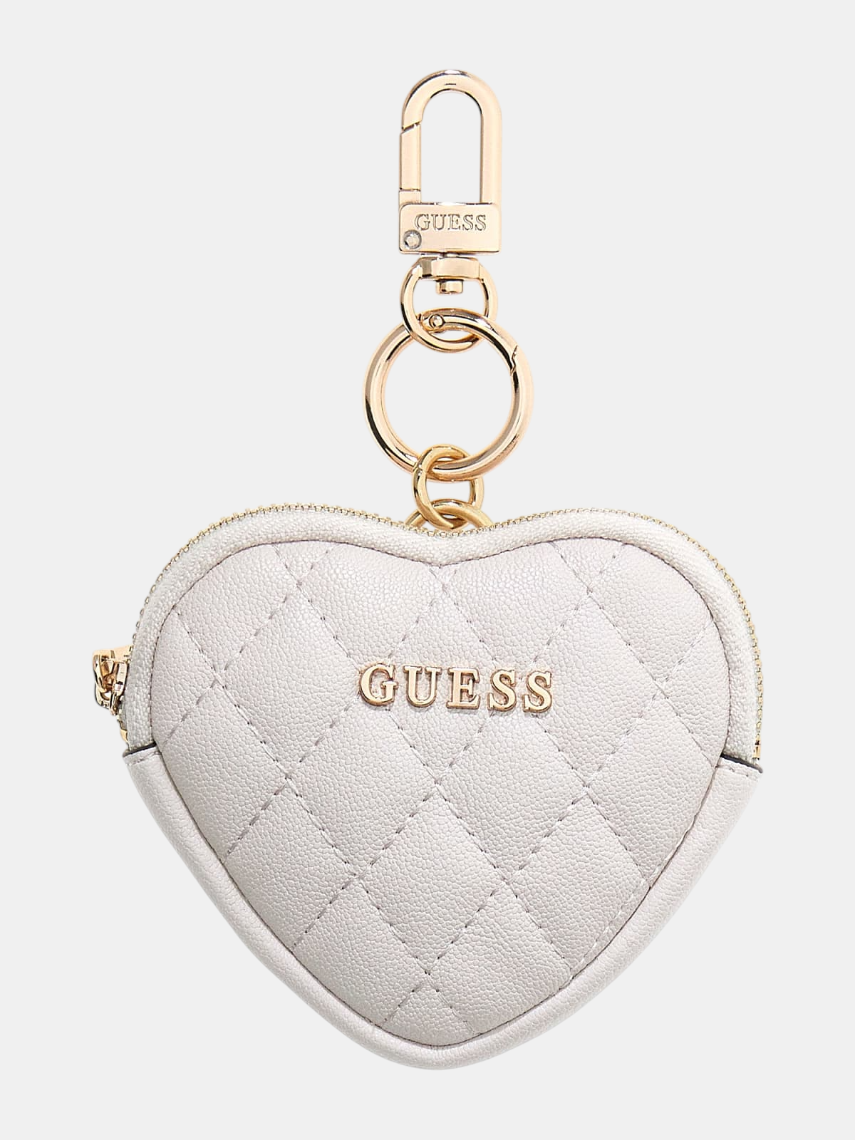 Porta-chaves / Carteira Moedas Coração Branco - Guess  1