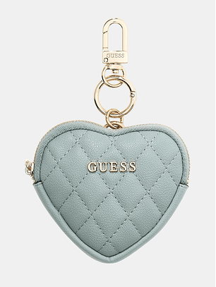 Porta-chaves / Carteira Moedas Coração Verde - Guess 