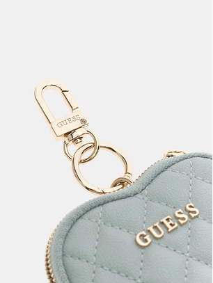 Porta-chaves / Carteira Moedas Coração Verde - Guess 