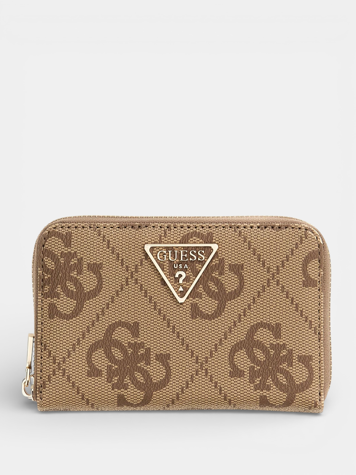 Carteira Média Logo Expandido Bege - Guess  1