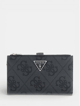 Carteira Completa Logo Expandido Preto - Guess