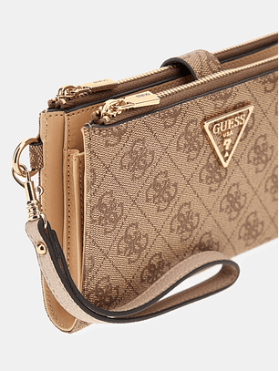 Carteira Completa Logo Bege - Guess