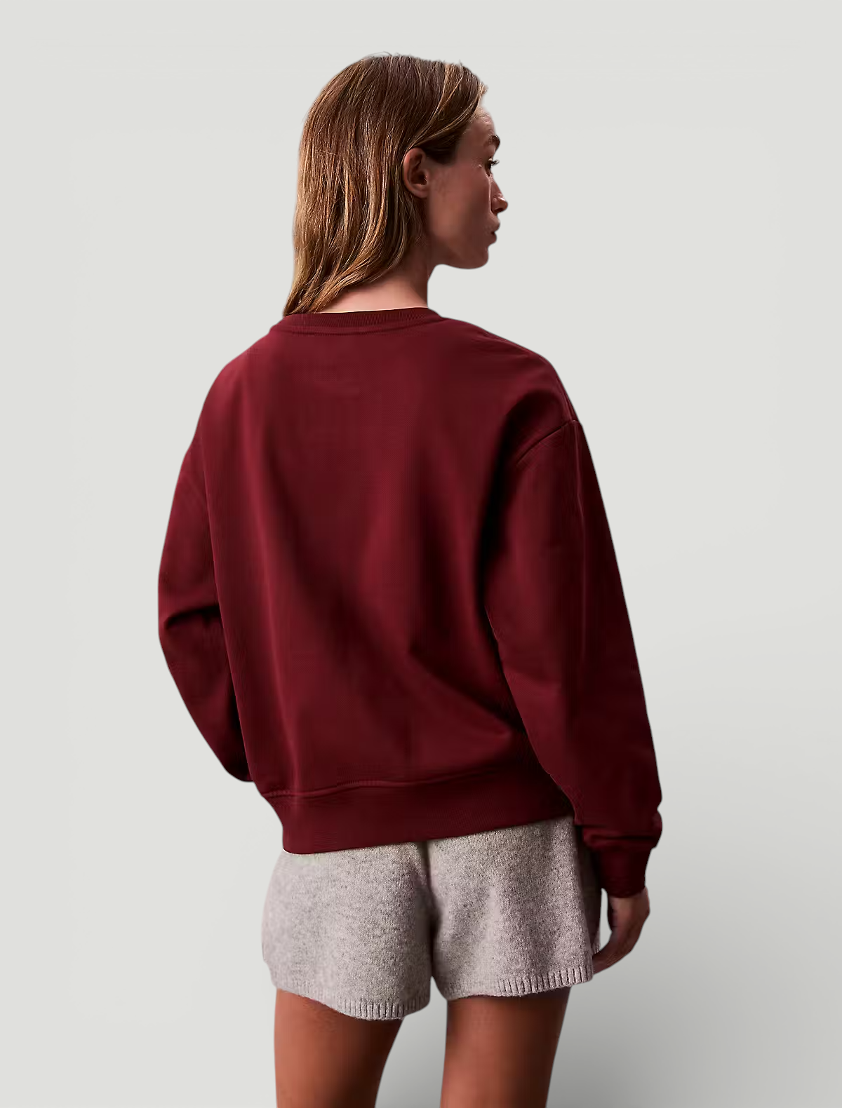 Sweat Clássica Bordeaux - Calvin Klein  2