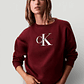 Sweat Clássica Bordeaux - Calvin Klein  - thumbnail 3