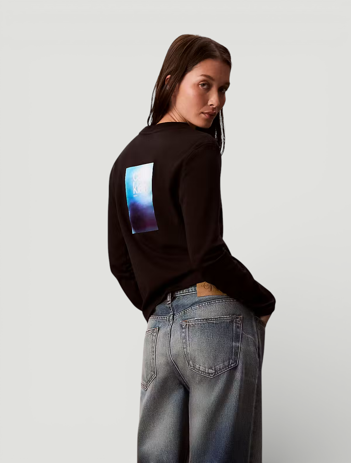Camisola Estampada nas Costas Preto - Calvin Klein  3