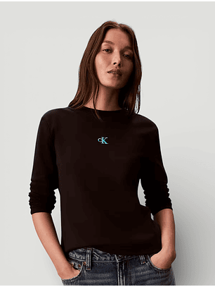 Camisola Estampada nas Costas Preto - Calvin Klein 