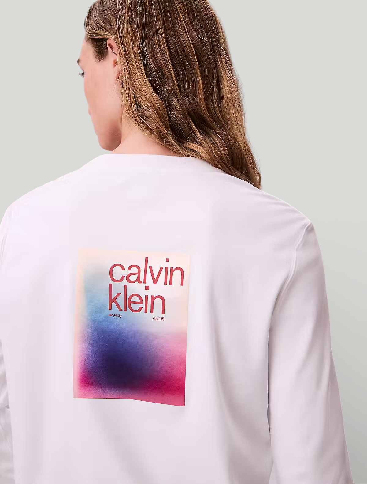 Camisola Estampada nas Costas Branco - Calvin Klein 3