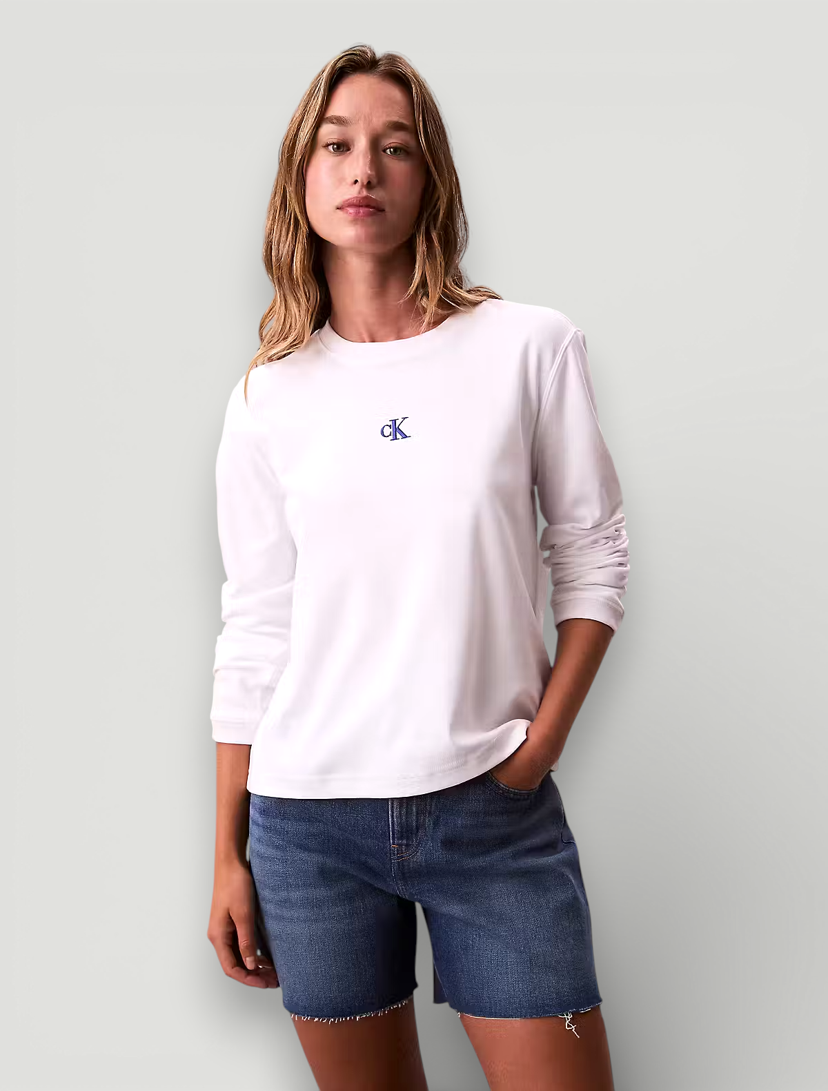 Camisola Estampada nas Costas Branco - Calvin Klein 1