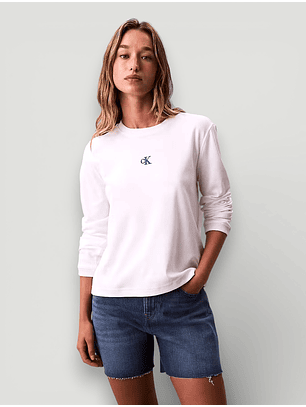 Camisola Estampada nas Costas Branco - Calvin Klein