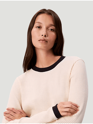 Camisola em Algodão Creme - Calvin Klein