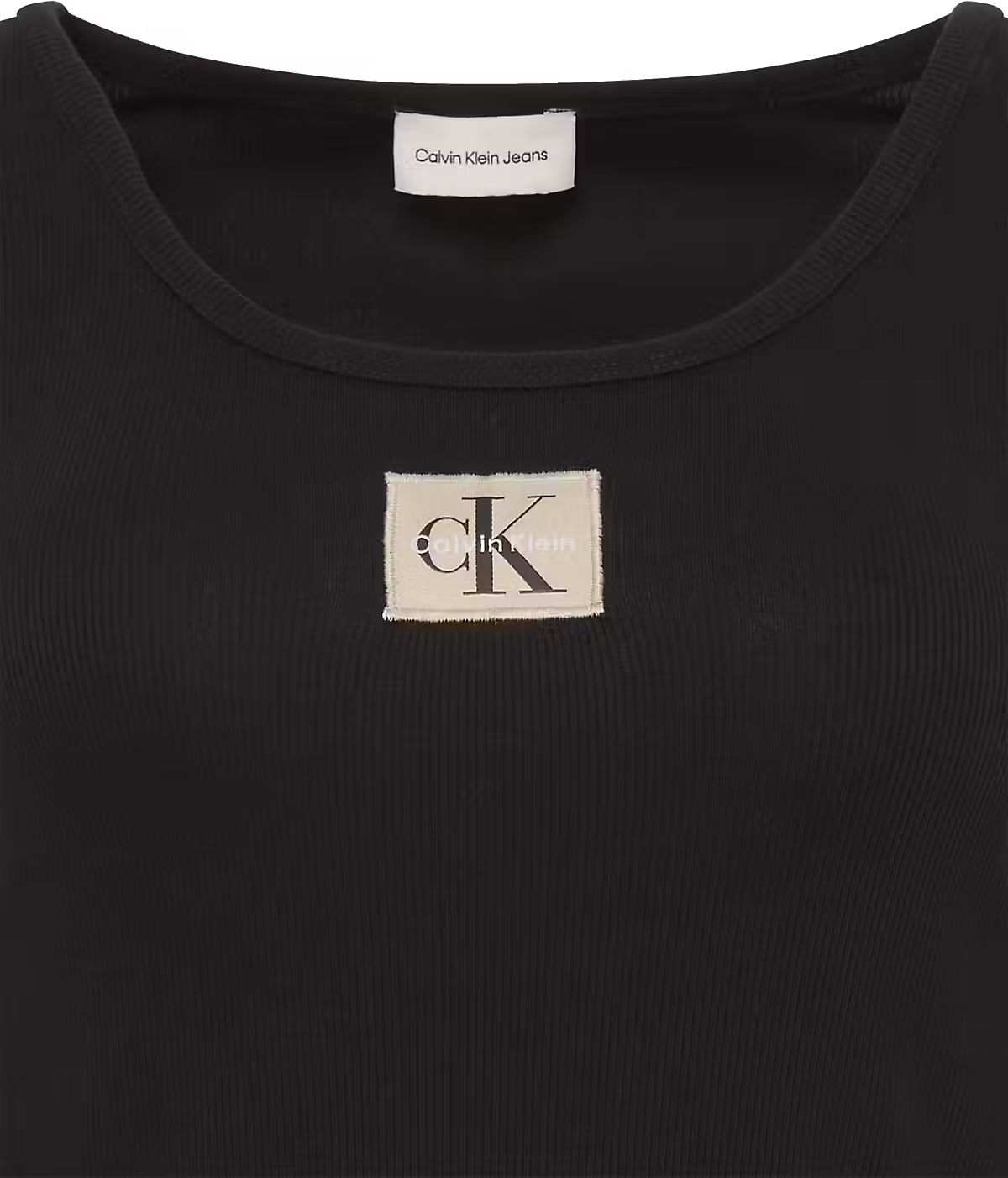Camisola Básica Canelada Preto - Calvin Klein  5