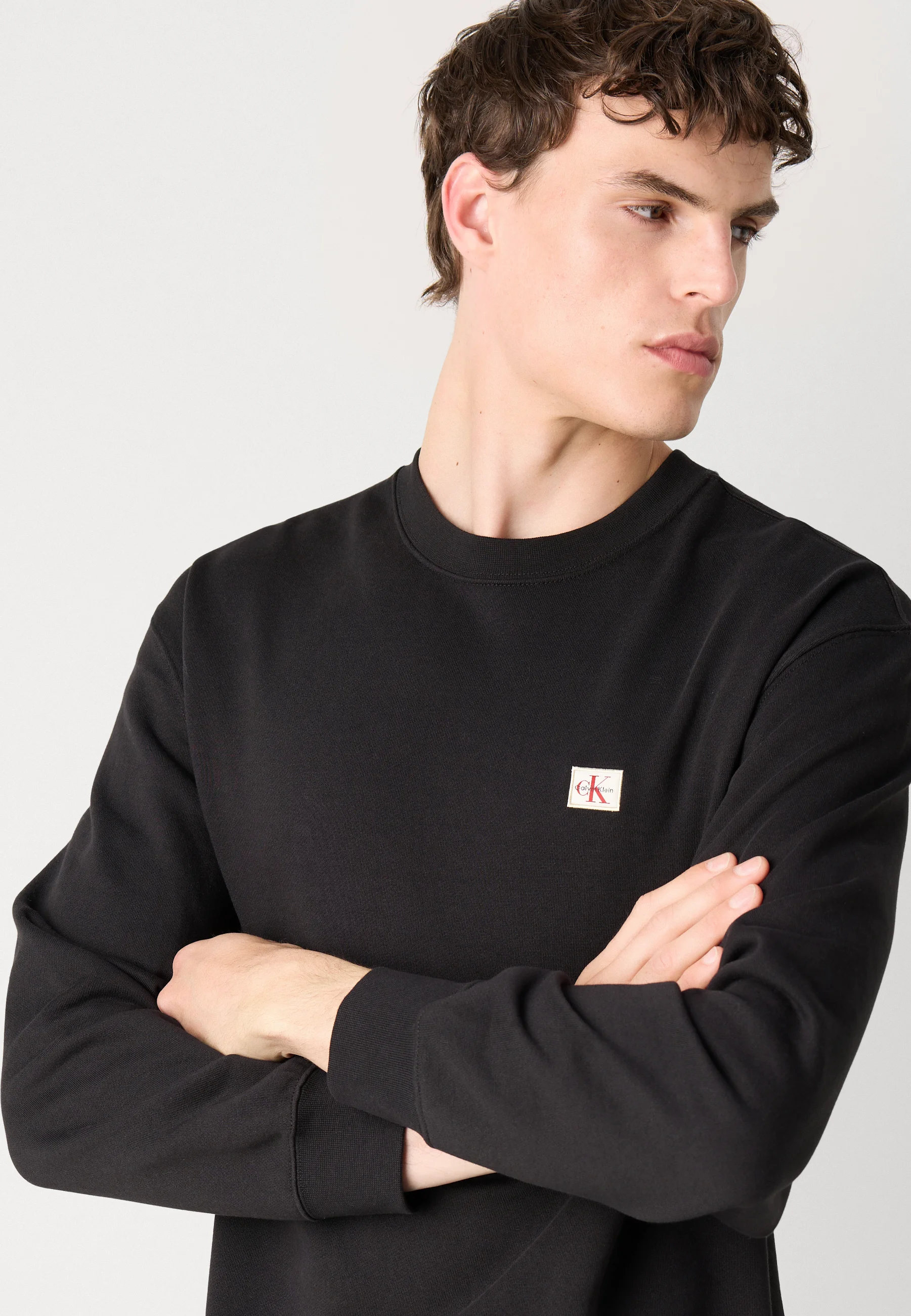 Sweat em Algodão  Decote Rendondo Preto - Calvin Klein 5