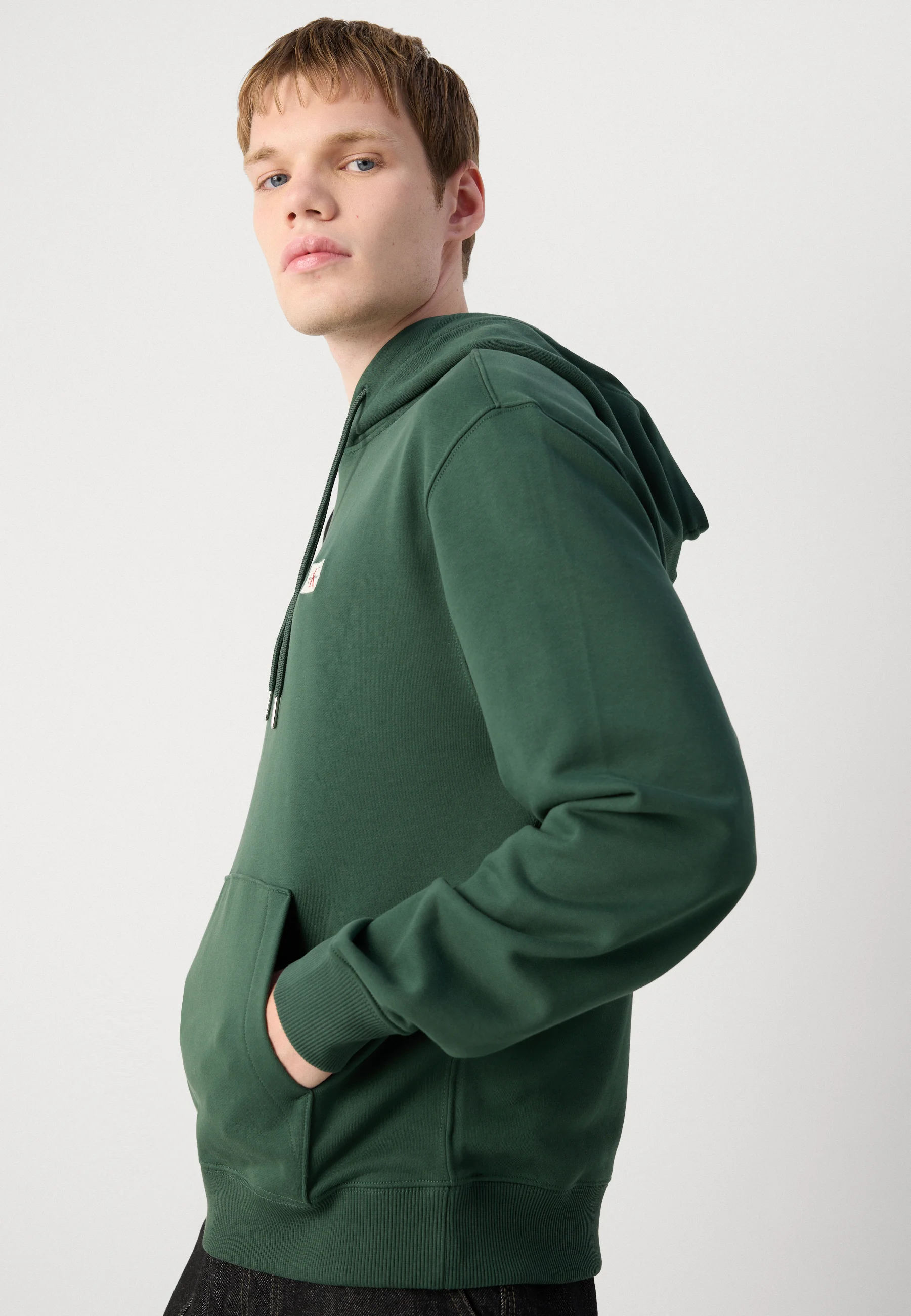 Sweat Hoodie Verde - Calvin Klein   2