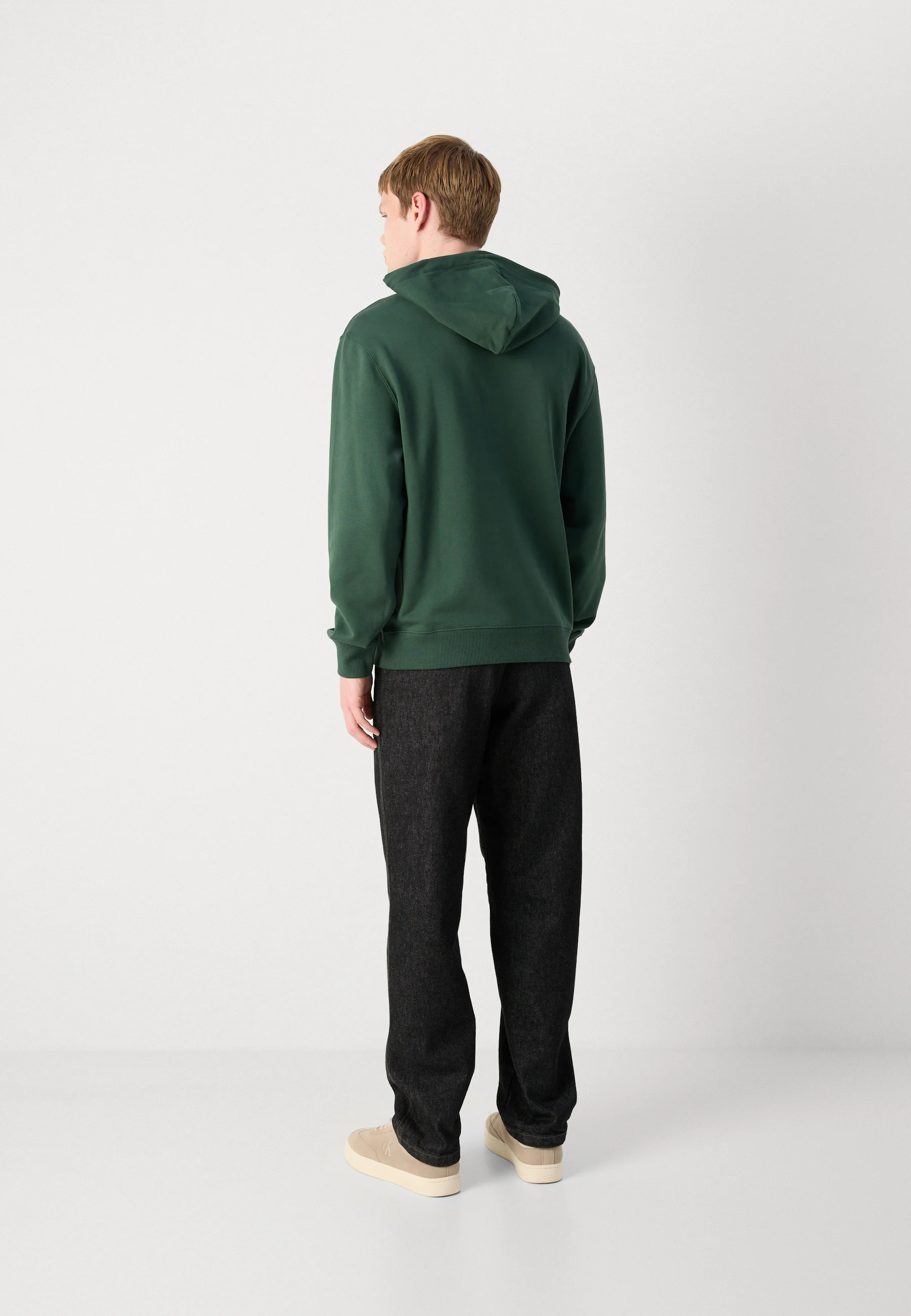 Sweat Hoodie Verde - Calvin Klein   3