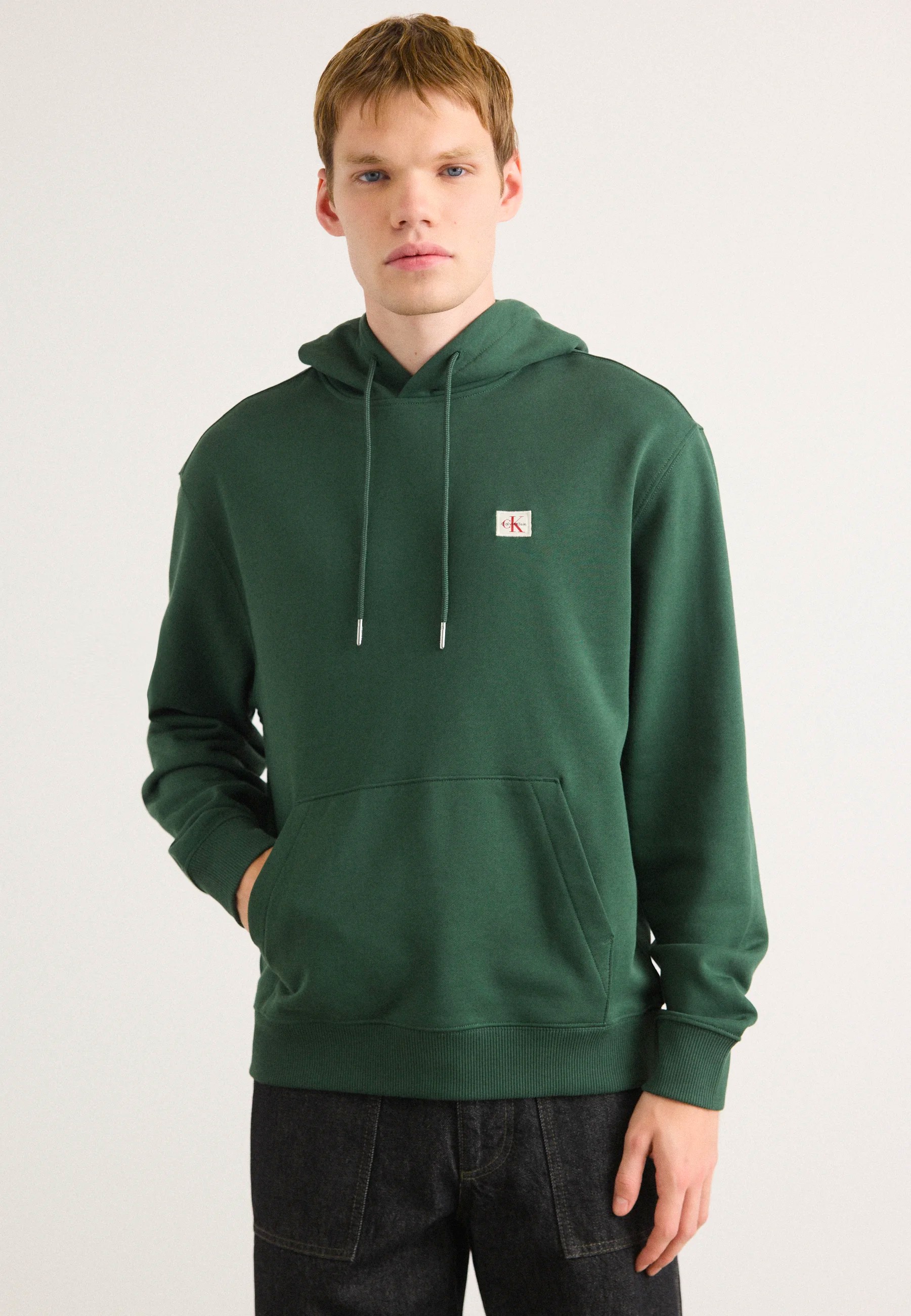 Sweat Hoodie Verde - Calvin Klein   1