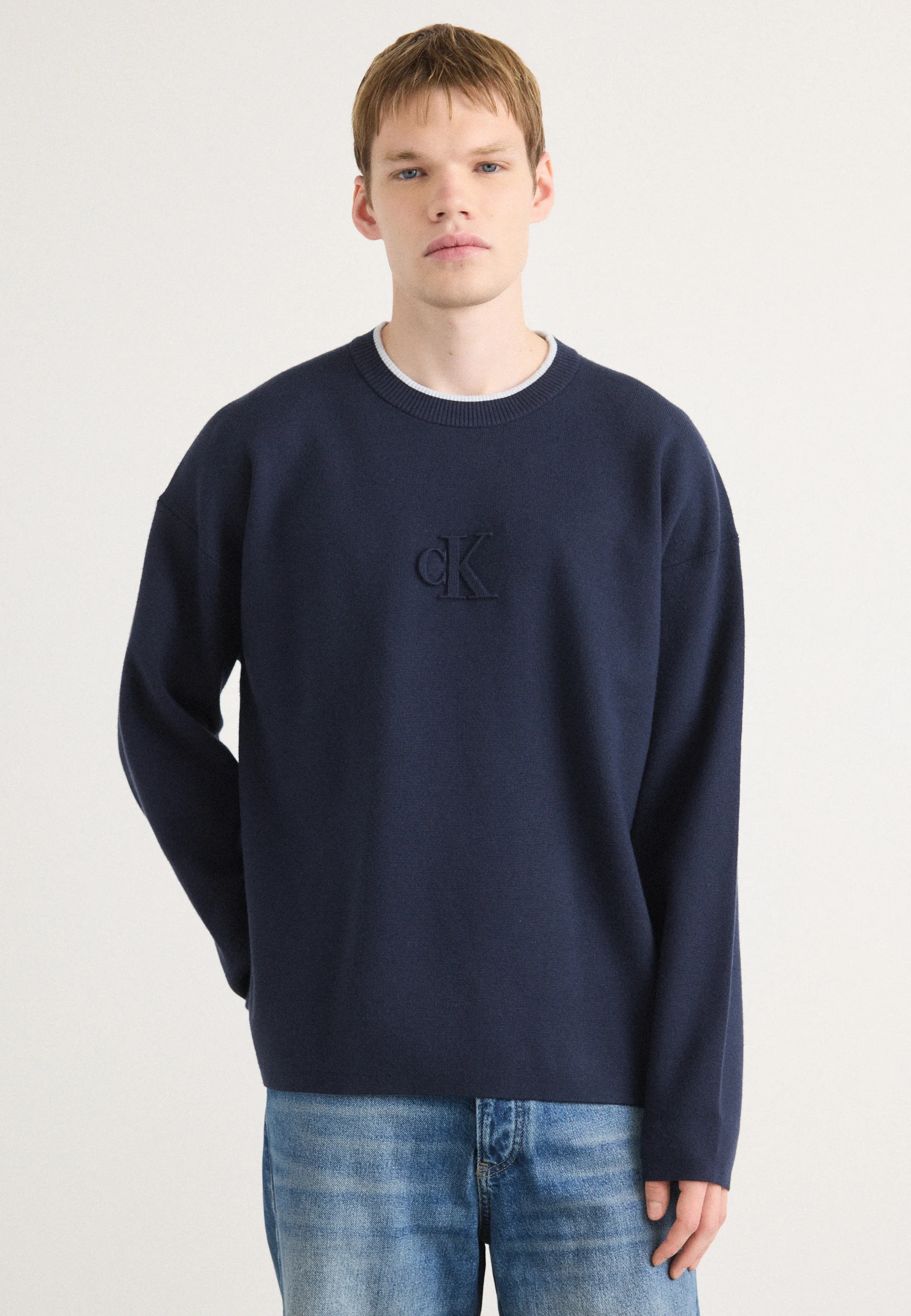 Camisola de Malha Azul Escuro - Calvin Klein 1