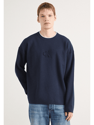 Camisola de Malha Azul Escuro - Calvin Klein