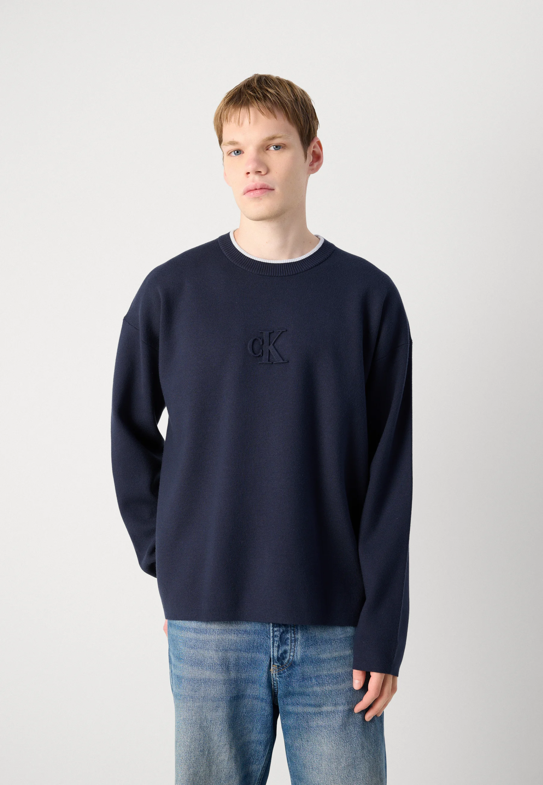 Camisola de Malha Azul Escuro - Calvin Klein 2