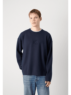 Camisola de Malha Azul Escuro - Calvin Klein