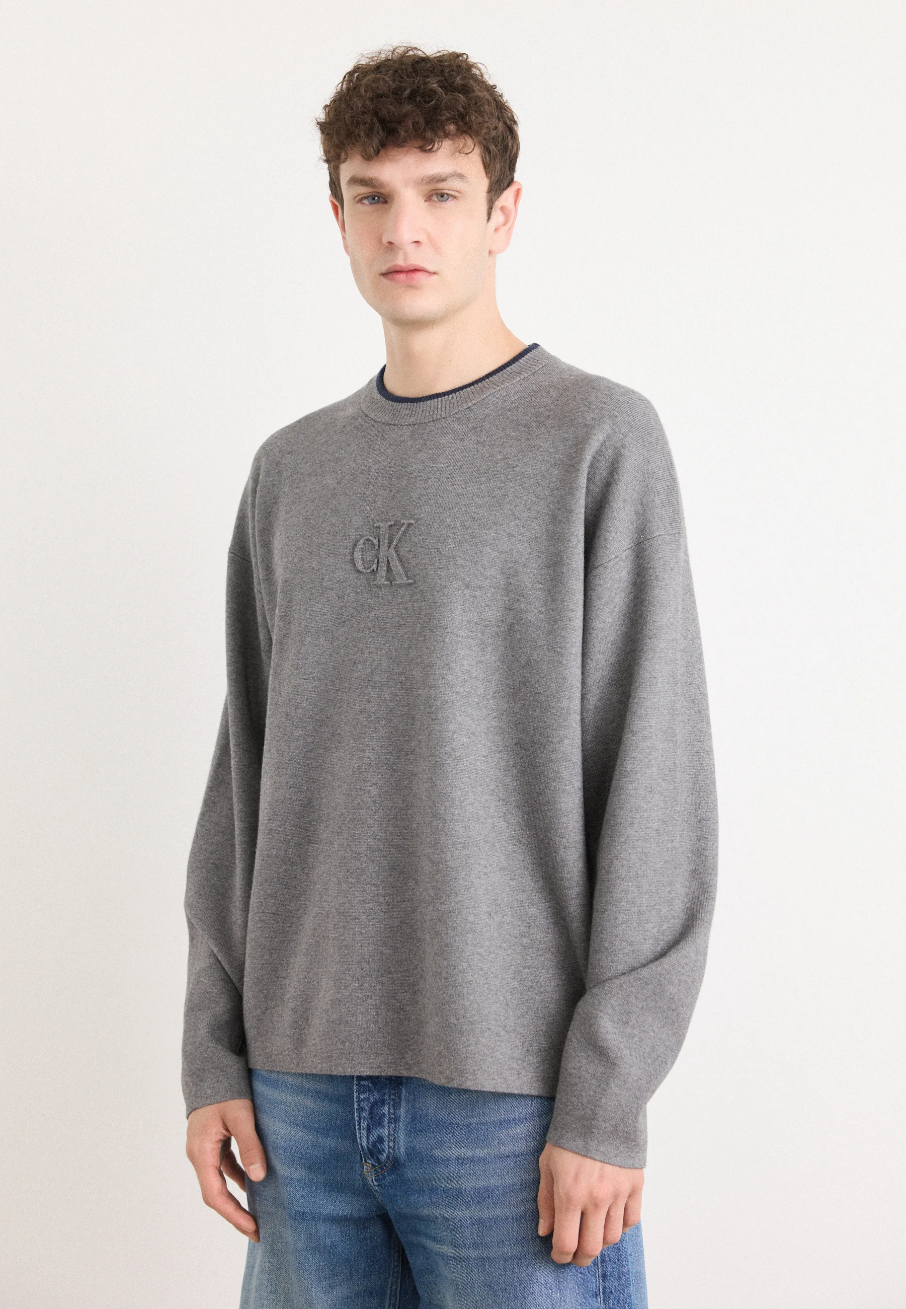 Camisola de Malha Cinza - Calvin Klein 1