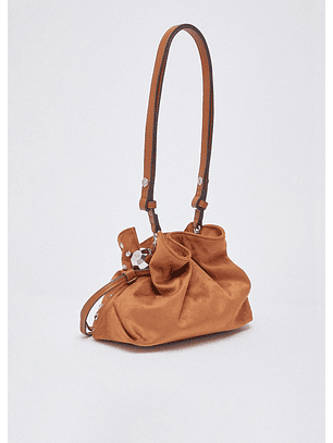 Mala de Ombro RICCY com Tachas Suede Camel - Liu Jo 
