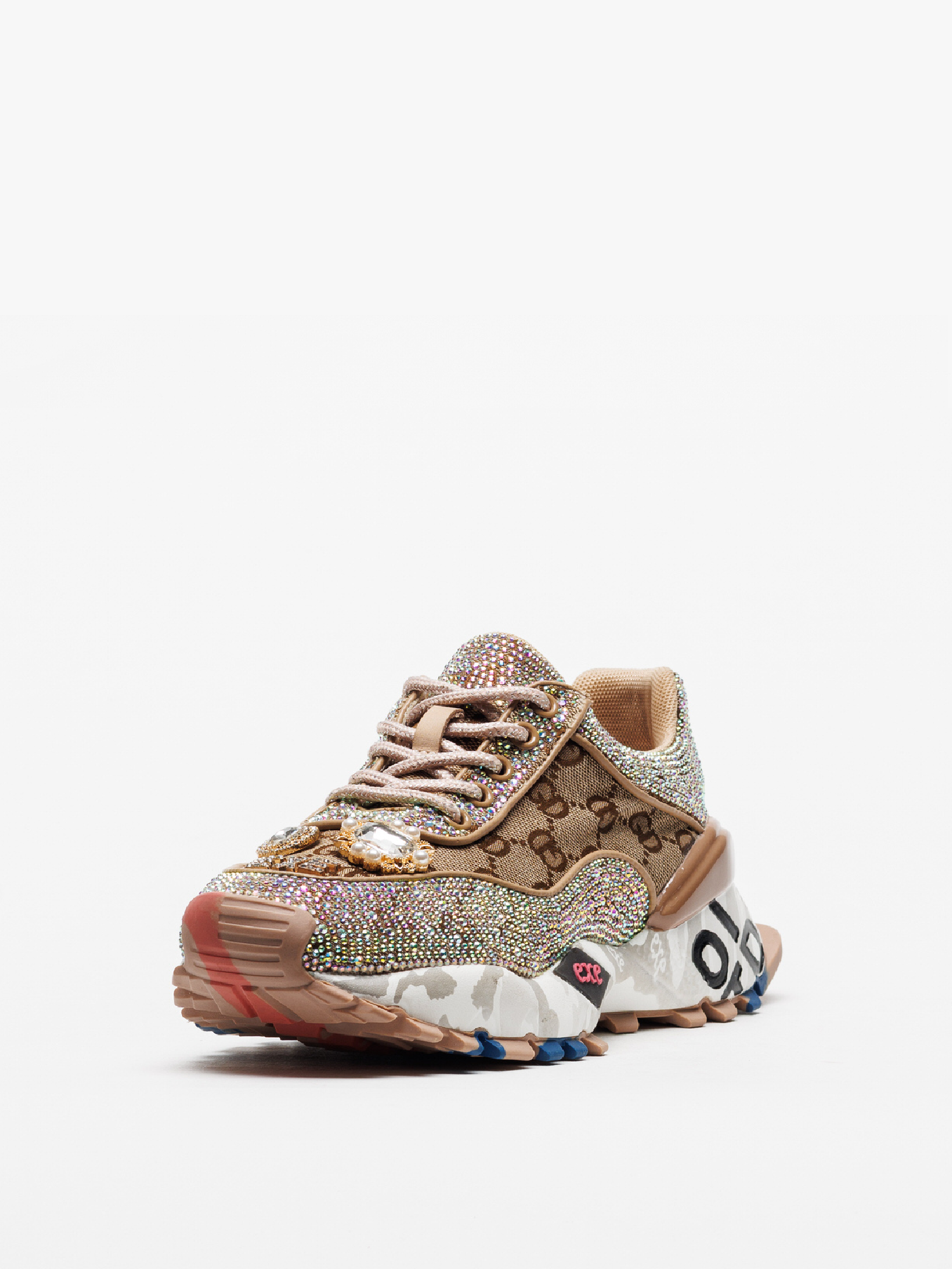 Ténis 2025-20A com Pedras Bege - EXÉ  3