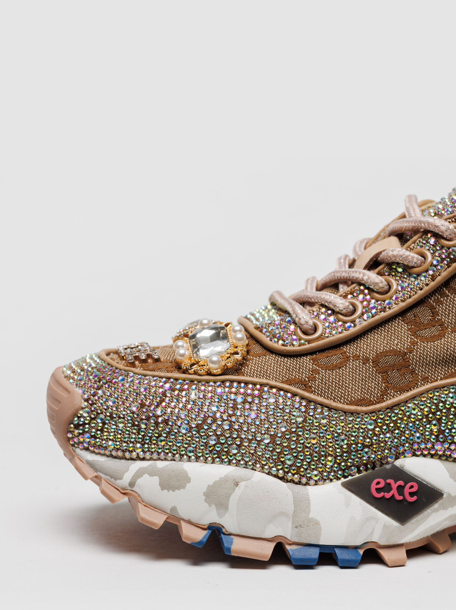 Ténis 2025-20A com Pedras Bege - EXÉ  4