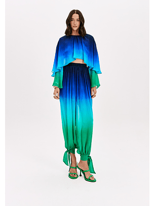 Calças NICE Degradê Azul e Verde - Lança Perfume